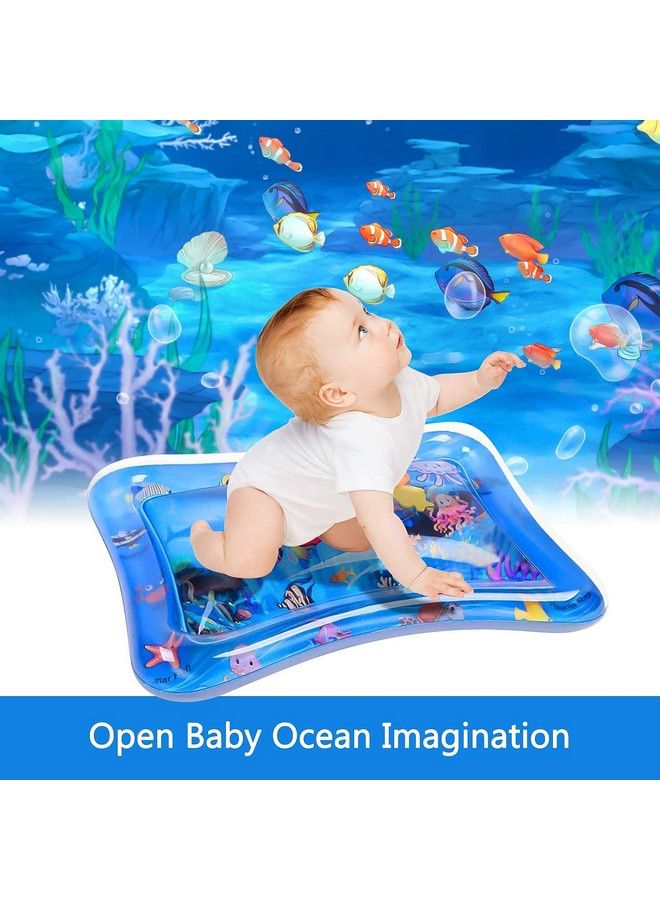 MOBDESK Baby Water Play Mat Can Be Used All Seasons Inflatable Tummy Time Water Mat;Leakproof Water Play Mat;Fun Activity Play Center Indoor And Outdoor Water Play Mat For Baby;P 88 - Image 3