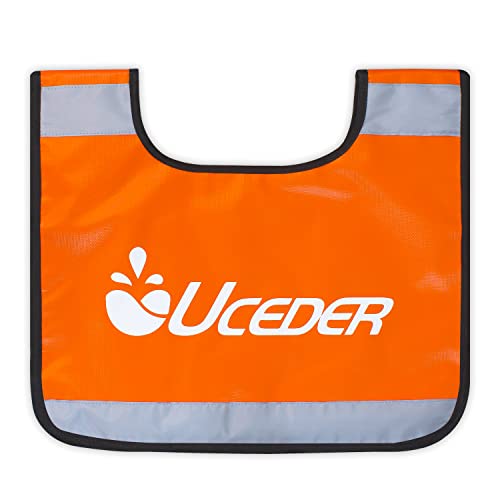 UCEDER Winch Cable Damper Heavy Duty Vinyl Construction Car Off-Road Safety Cable Recovery Dampener Blanket with Reflective Strips(Orange,1) - Image 1