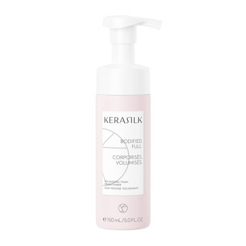 KERASILK Volumizing Foam Conditioner | Provides Weightless Hydration | Enhances Volume | Detangles | For Fine, Limp, Flat Hair | 150ml - Image 1