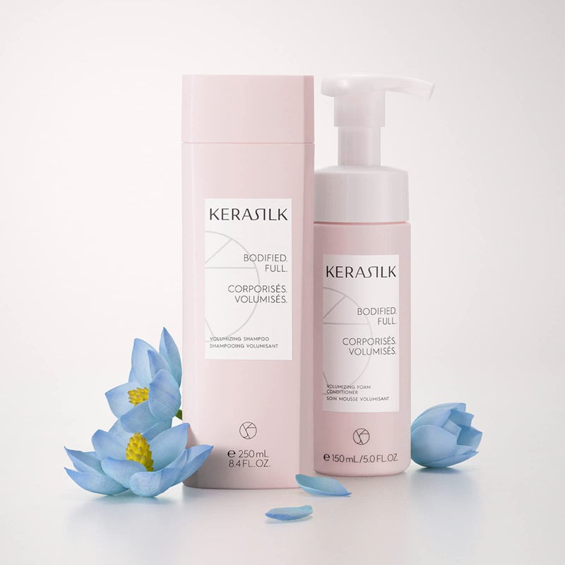 KERASILK Volumizing Foam Conditioner | Provides Weightless Hydration | Enhances Volume | Detangles | For Fine, Limp, Flat Hair | 150ml - Image 4