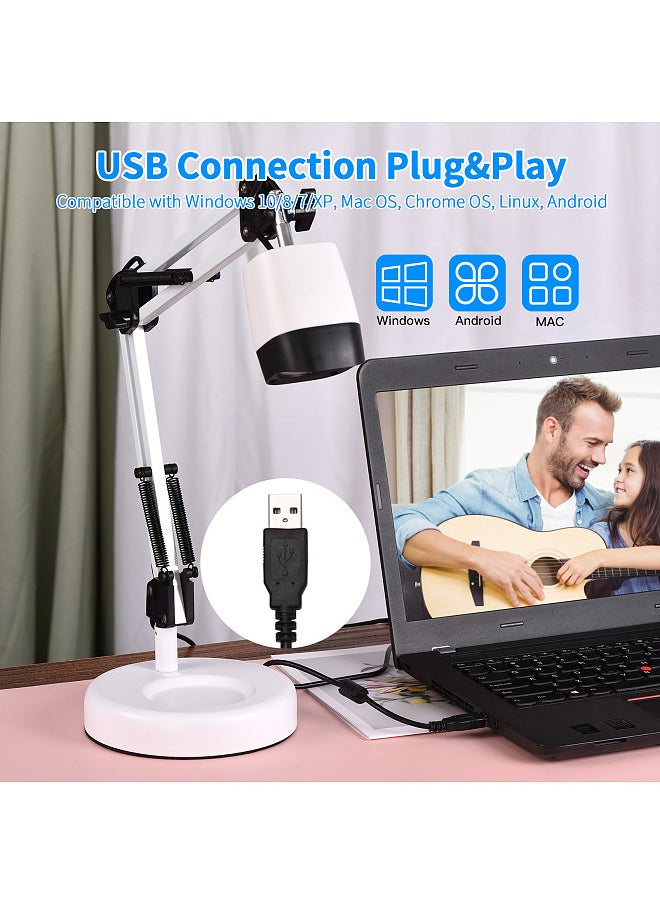 Generic - 2 in 1 Document Scanner Camera & Webcam with Auto-Focus and LED Supplemental Light 8 Mega-pixel HD High-Definition A3 Scan Size for Live Demo Online Teaching Distance Education and Web Conferencing - Image 1