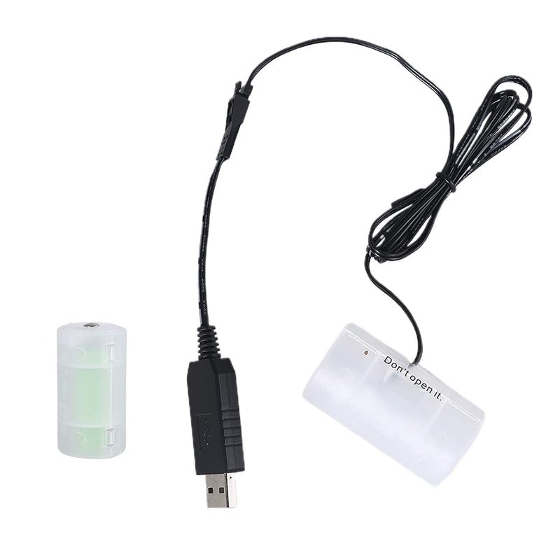 محول بطارية 3V D إلى USB للساعات والألعاب والمصابيح والأجهزة المزودة بالطاقة من 1 إلى 4 قطع - Image 2