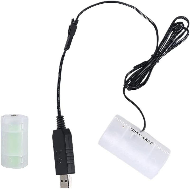 محول بطارية 3V D إلى USB للساعات والألعاب والمصابيح والأجهزة المزودة بالطاقة من 1 إلى 4 قطع - Image 1