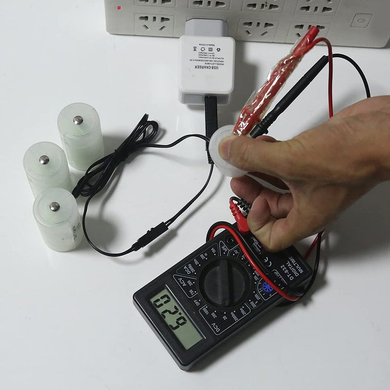 محول بطارية 3V D إلى USB للساعات والألعاب والمصابيح والأجهزة المزودة بالطاقة من 1 إلى 4 قطع - Image 3