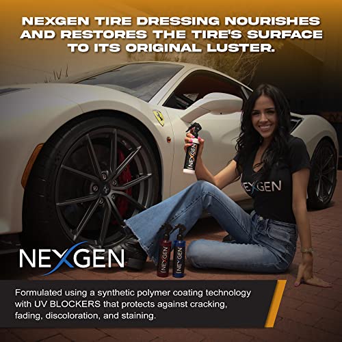 Nexgen Tire Dressing — Water Based Tire Protector — Easily Remove Dirt and Restore Original Shine - H20 Based - 1 Gallon - Image 4
