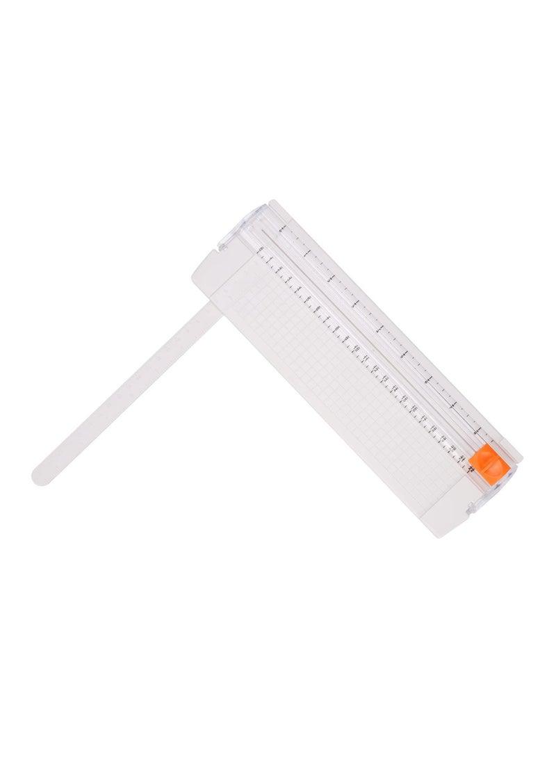 SYOSI - Small Paper Cutter, for Cardstock, Portable Cutter Trimmer A4 A5 Craft Guillotine Paper Trimmer Scrapbooking Tool for Paper Label Card, Craft Paper and Photos Standard Cutting DIY Scrapbook Crafts - Image 1