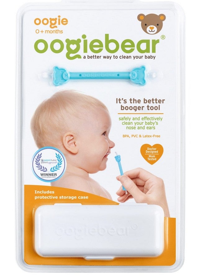 oogiebear : Baby Nose Cleaner & Ear Wax Removal Tool - Safe Booger & Earwax Removal For Newborns, Infants, Toddlers - Dual-Ended - Essential Baby Stuff, Diaper Bag Must-Have, With Case - Image 1