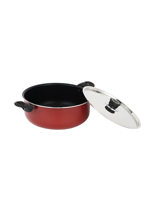 Royalford 6 Piece Granite Coating Aluminum Casserole Set | Non-Stick, Strong Body, Non-Stick Coating Interior, Bakelite Handle, Compatible with Hotplate, Induction, Ceramic and Gas | Ideal for Kitchen Cookware, Pots and Pans, Home Cooking | RF12666 22 x 10cm - Image 3