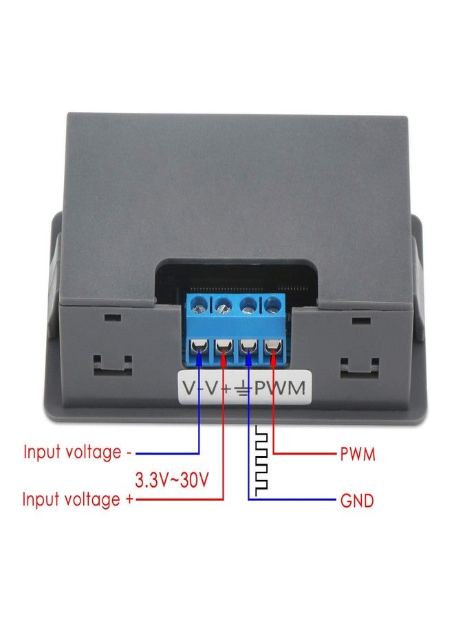 DROK Signal Generator, DC 3.3-30V Function Generator 5-30mA LCD Display PWM Pulse Frequency Duty Cycle Rectangular Wave Square Wave Signal Generator - Image 3