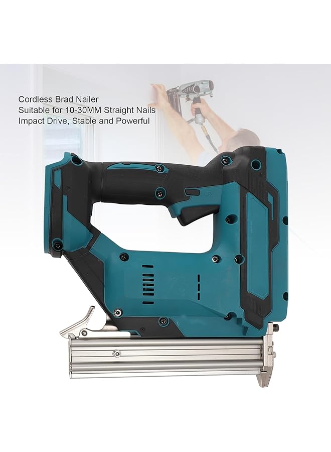 erorex Cordless Brad Nailer Electric Nail Staple Gun 18V Battery Powered 0.4‑0.8Mpa Impact Drive Depth Adjustment 10 30Mm Straight Nails 100Pcs Nails Capacity - Image 2