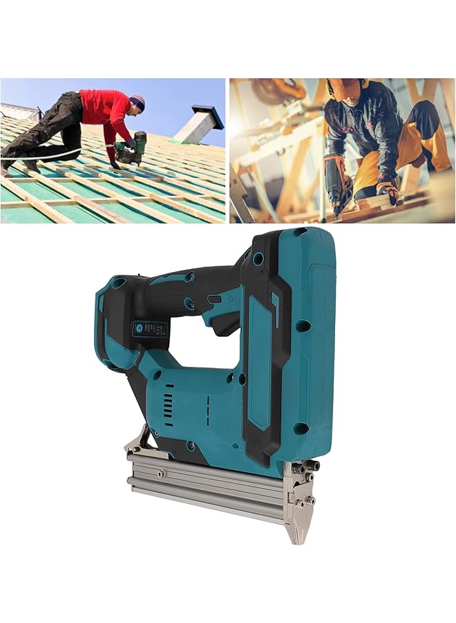 erorex Cordless Brad Nailer Electric Nail Staple Gun 18V Battery Powered 0.4‑0.8Mpa Impact Drive Depth Adjustment 10 30Mm Straight Nails 100Pcs Nails Capacity - Image 4