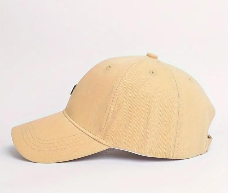 Handcuffs Men's & Women's Caps Cotton Baseball Cap Lightweight Breathable Embroidered Caps | Sports Hats | Trucker Hat (Beige) - Image 5