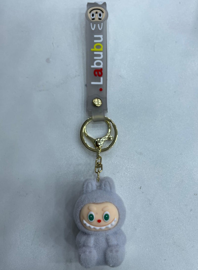 LABUBU Keychain For Women And Girls, Cute Labubu Doll Wristlet Accessories For Backpack Handbag Car Keys - Image 1