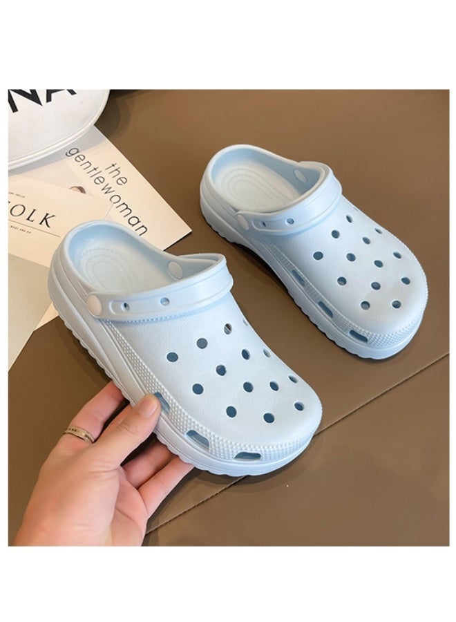 NIBEMINENT Women's Sports Sandals Anti-slip Open-toe Casual Versatile Thick-Heeled Slippers Simple Design Summer Shoes  - Image 2
