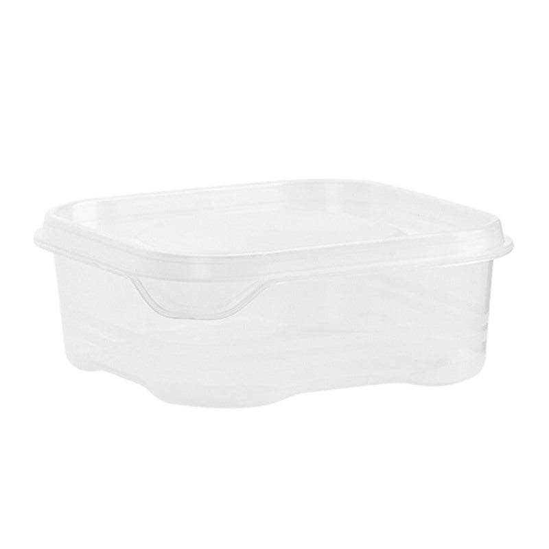 Freezer Container: Large Capacity Transparent Reusable Plastic - Odor Proof Stackable Storage Box for Kitchen Freezer Weekly Meal Prep - Image 4