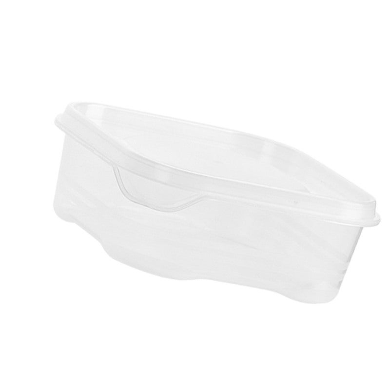 Freezer Container: Large Capacity Transparent Reusable Plastic - Odor Proof Stackable Storage Box for Kitchen Freezer Weekly Meal Prep - Image 3