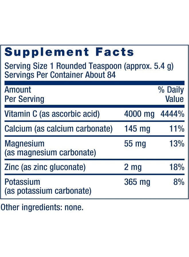 Life Extension Buffered Vitamin C Powder for Sensitive Stomachs - Image 3