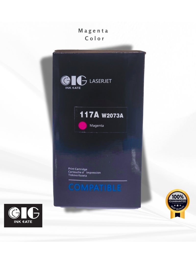 GIG IG Compatible Magenta Toner Cartridge – 117A – for HP Color Laser 150a, 150nw, MFP 178nw, MFP 179fnw (Up to 700 Pages) - Image 3