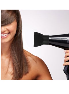 Baluue Baluue 2Pcs Black Professional Plastic Salon Hair Dryer Nozzle Replacement Narrow Concentrator Replacement Blow Flat Hairdressing Hair Styling Tool - Nozzle Inner Diameter: 4.2cm  - Image 4