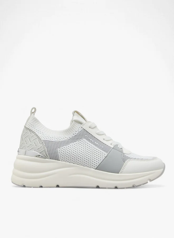 Flora Bella By Shoexpress Panelled Lace-Up Sneakers