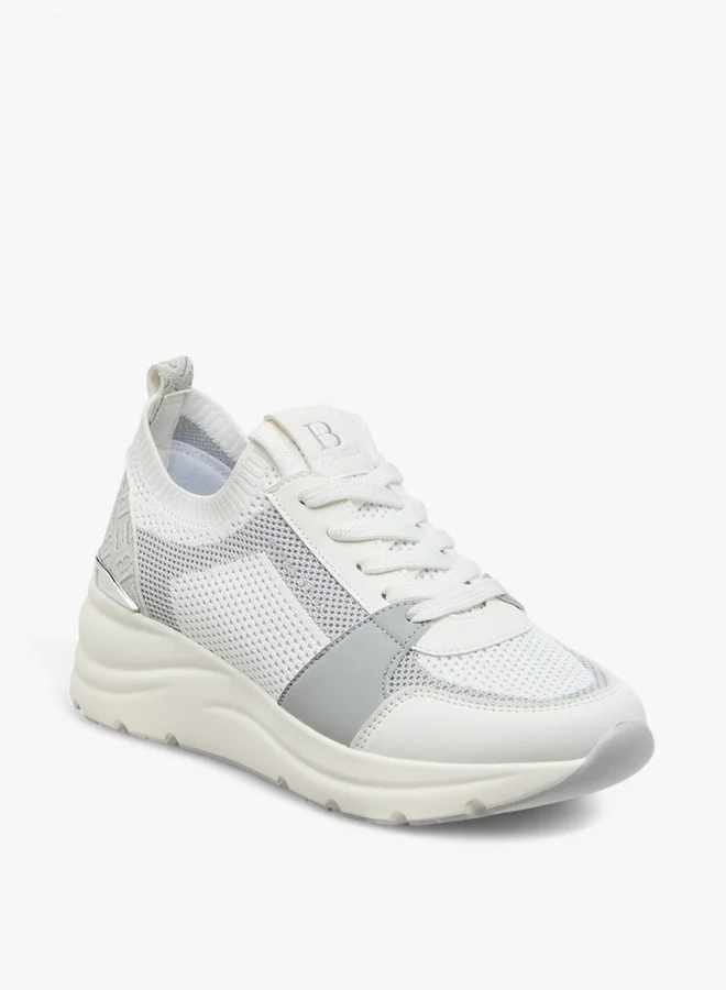 Flora Bella By Shoexpress Panelled Lace-Up Sneakers