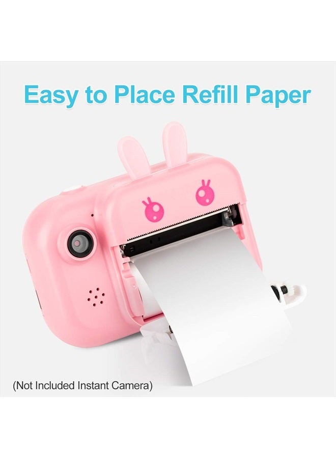 MINIBEAR 10 Rolls Print Paper for Kids Instant Print Camera Refill Print Paper Works with MINIBEAR VTech Kidizoom Camera, Zero Ink Thermal Paper Fit for Most Kids Instant Camera - Image 5