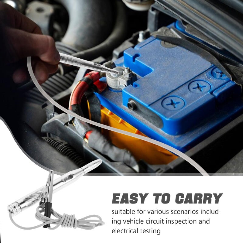 Automotive Circuit Tester 6 24V Voltage Meter Copper Probe Tool Engine Diagnostics - Image 4