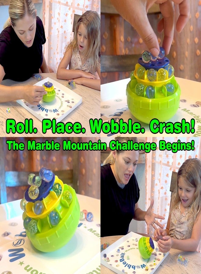 Funwares WobbleBall 3-Tier Marble Balance Game, 40 Marbles Included, Skill & Dexterity Games for Kids & Adults, Family Party Game for 1-4 Players, Ages 6+ - Image 2