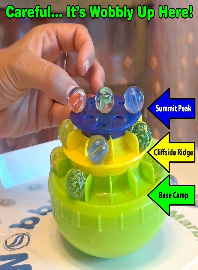 Funwares WobbleBall 3-Tier Marble Balance Game, 40 Marbles Included, Skill & Dexterity Games for Kids & Adults, Family Party Game for 1-4 Players, Ages 6+ - Image 4