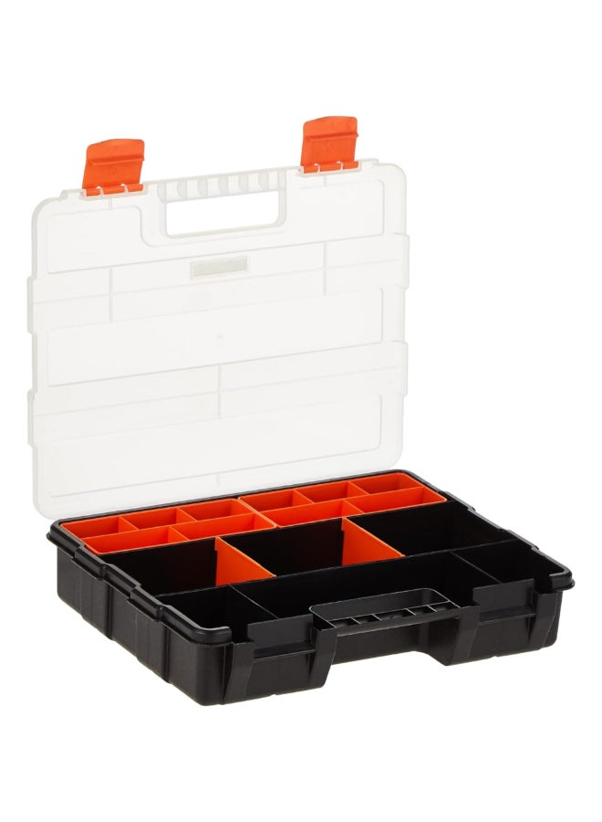تاكتيكس طقم منظم أدوات بلاستيكي 4 في 1 أسود وبرتقالي 17.4 × 22.8 × 29 سم 320020 - Image 2