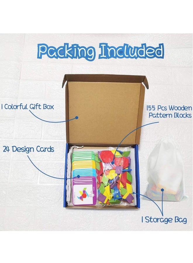 فPuzzle ديني خشبي مكون من 155 قطعة مع أفكار للأشكال - Image 3