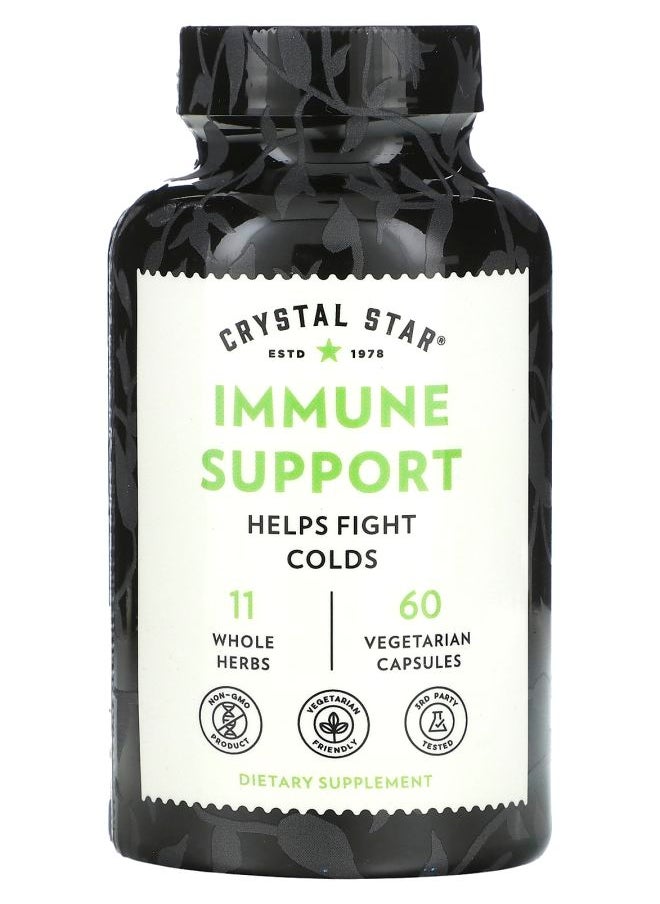 Crystal Star - Immune Support 60 Vegetarian Capsules - Image 1