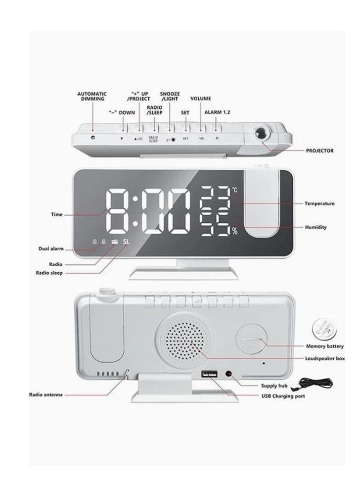 عربست أدى المنبه الرقمي ، بسيطة وجميلة ، ومناسبة لأي مناسبة - Image 4