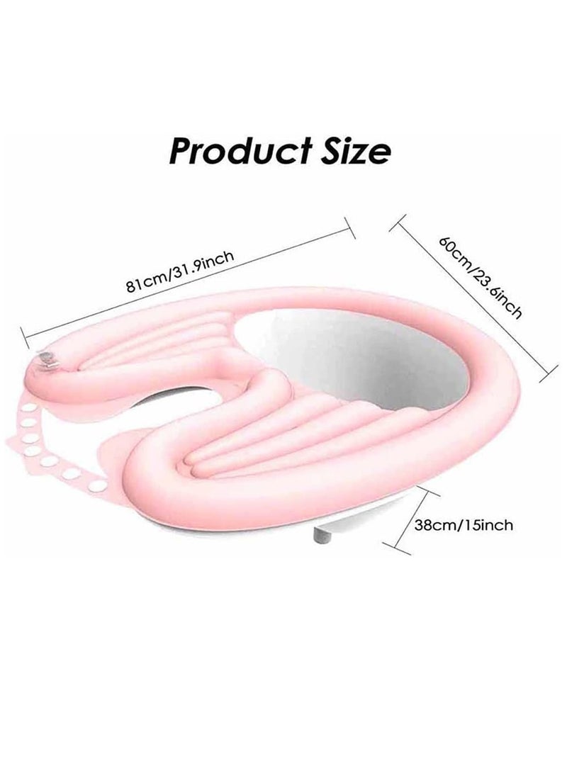 Gerenic Inflatable Shampoo Basin, Lightweight and Portable Shampoo Bowl with Air Pump- Hair Washing Tray for Bedridden, Handicapped, Seniors, Pregnant, Wheelchair Person at Home Hospitals and Salons  - Image 5