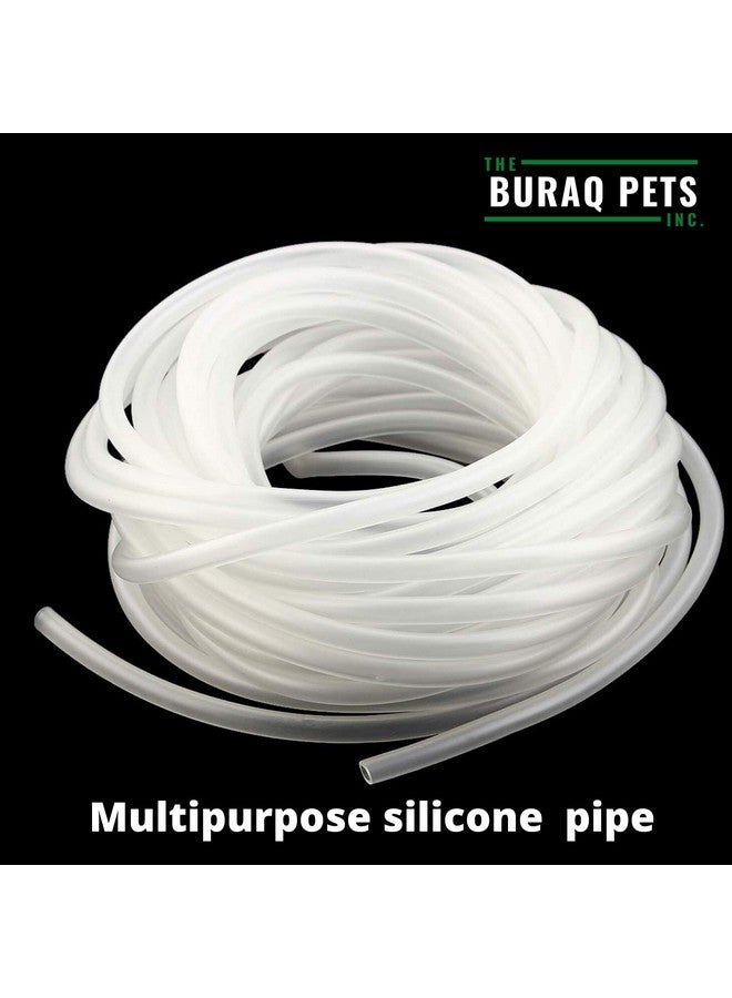 BURAQ Imported Silicone Flexible Oxygen Air Pump Tube Pipe Soft White (10M/20M/30M/40M/50M) (10M)  - Image 5