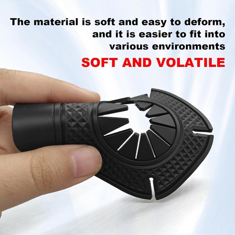 TASMAX car Accessories 2025 Wiper pad Hole Protector Pad Car Silicon Wiper 2 PCs Windshield Cars Wiper Cover Dust Front Cover Accessories Universal Weatherproof Flexible & Durable for (Black) - Image 3