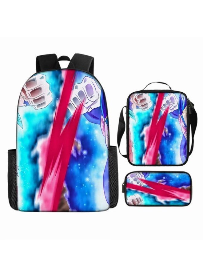 عام حقيبة الظهر المطبوعة الشائعة - مجموعة حقيبة الظهر المكونة من ثلاث قطع (يمكن استخدامها للطلاب والأطفال والأصدقاء للنزهات وتسلق الجبال وما إلى ذلك) - 98 - Image 2