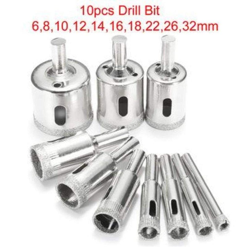 Diy Crafts 11144 India 302707167827 Diamond Drill Bits Hole Saw Drill Bits Hollow Extractor Remover Set Tools, Multicolor, 13 Piece - Image 3