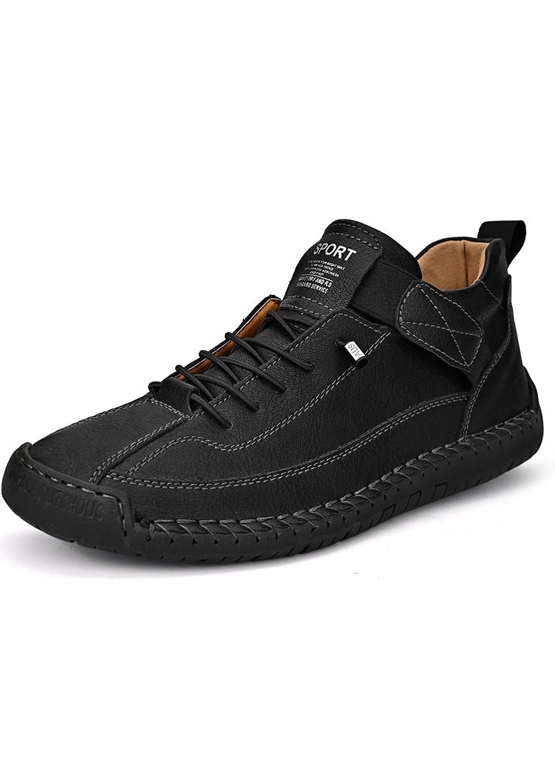 Men's Mid Size Outdoor Casual Shoes, Work Clothes, Sewn Men's Shoes - Image 1