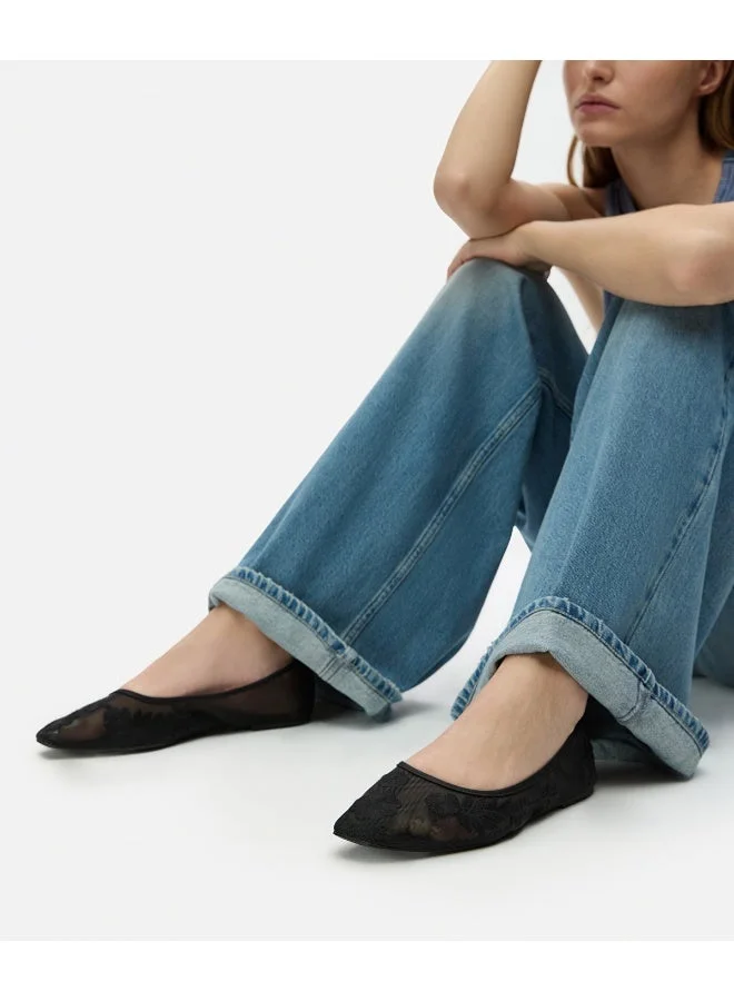 Ipekyol  Embroidered Ballet Flats for Women | Best Price UAE