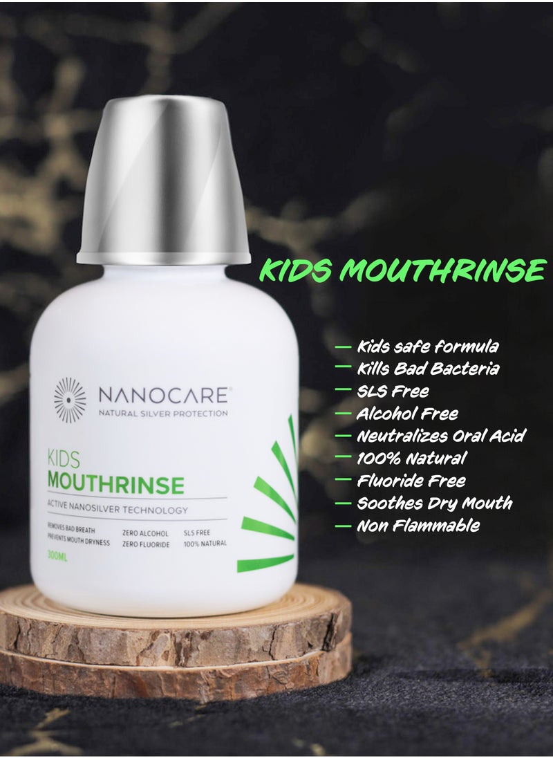 NanoCare - Nanocare Kids Mouth Rinse | 300ml | Natural Ingredients | Alcohol-Free | SLS-Free | Fluoride-Free - Image 1