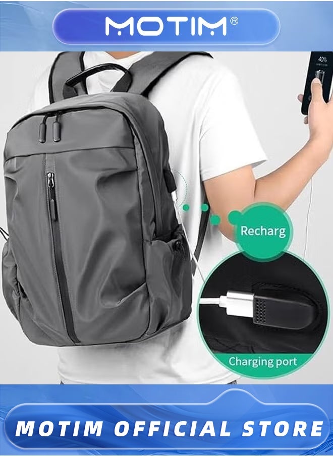 Motim Travel Laptop Backpack Business Anti Theft Backpack with USB Charging Port Water Resistant College School Bag Gifts for Men & Women Fits 14 Inch Notebook Computer Bag - Image 3