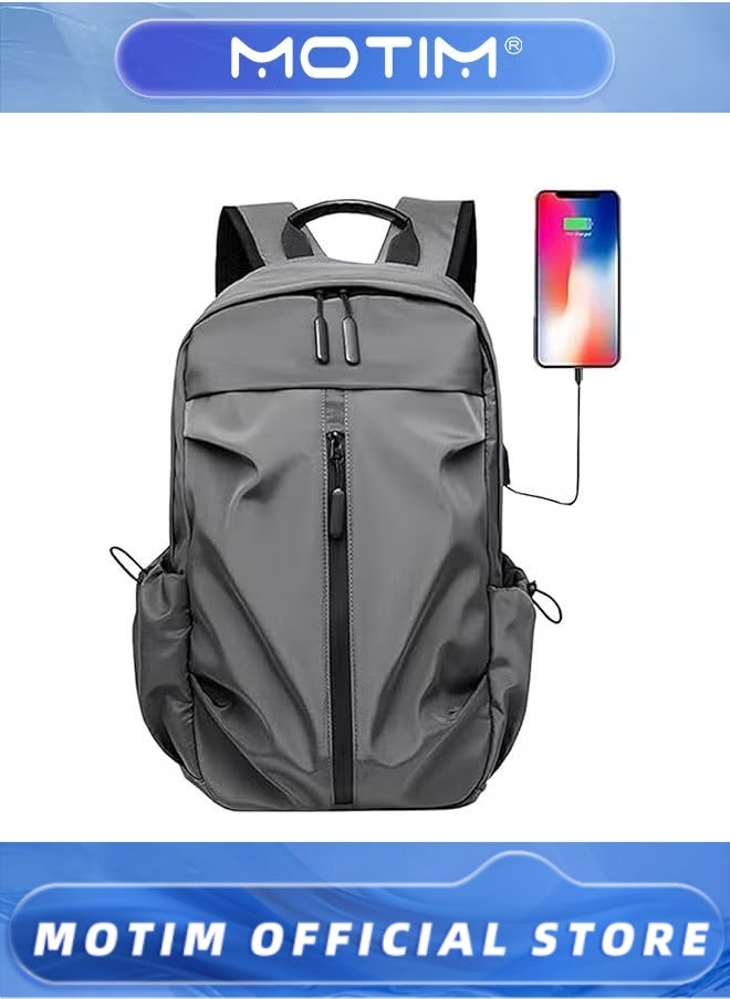 Motim Travel Laptop Backpack Business Anti Theft Backpack with USB Charging Port Water Resistant College School Bag Gifts for Men & Women Fits 14 Inch Notebook Computer Bag - Image 1