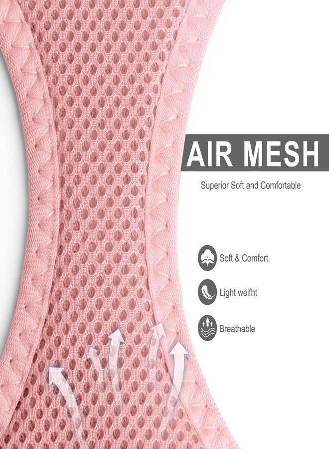 Fida Comfy Dog Harness with Leash, Soft Puppy Vest Escape Proof, Breathable Lightweight Soft Mesh, Adjustable Reflective Step-in Harness for Extra-Small Dogs (XS, Pink) - Image 3