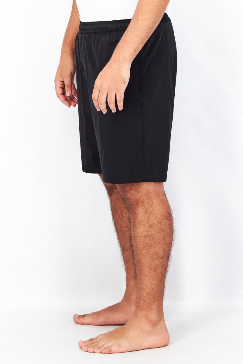 Kirkland Signature Men Textured Swim Shorts, Black  - Image 2