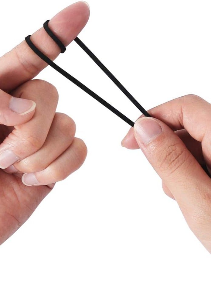 حبل جلد صناعي أسود بسمك 2.6 مم، 100 ياردة، حبل جلد مسطح لصنع القلائد، الأساور، المجوهرات، الخرز والحرف اليدوية - Image 3