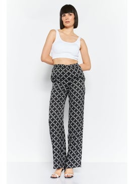 Women Regular Fit Allover Print Pants, Black - pzsku/Z1DF0908A2976392749B7Z/45/_/1737728270/e0987952-8f7c-4661-a4d9-90c245fc27f5