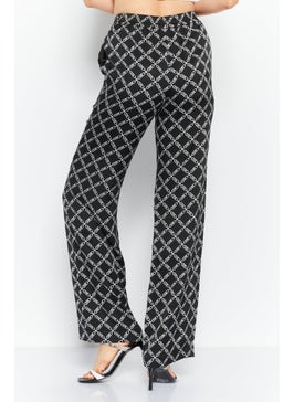 Women Regular Fit Allover Print Pants, Black - pzsku/Z1DF0908A2976392749B7Z/45/_/1737987404/b79882ce-1a3a-4521-874d-60fc59a84f5a