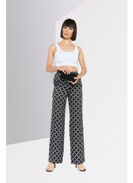 Women Regular Fit Allover Print Pants, Black - pzsku/Z1DF0908A2976392749B7Z/45/_/1737987536/9a5acdb7-a5fa-42e7-9e67-368e9ee46021