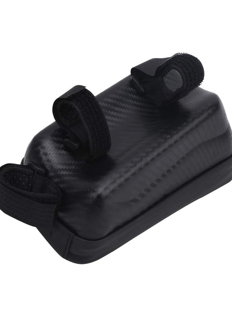 GGOOT Bike Phone Front Frame Bag, 6in Waterproof Bicycle Cell Phone Holder Bag Mountain Bike Touch Screen Front Frame Bag Top Tube Bag Cycling Accessories Black - Image 3